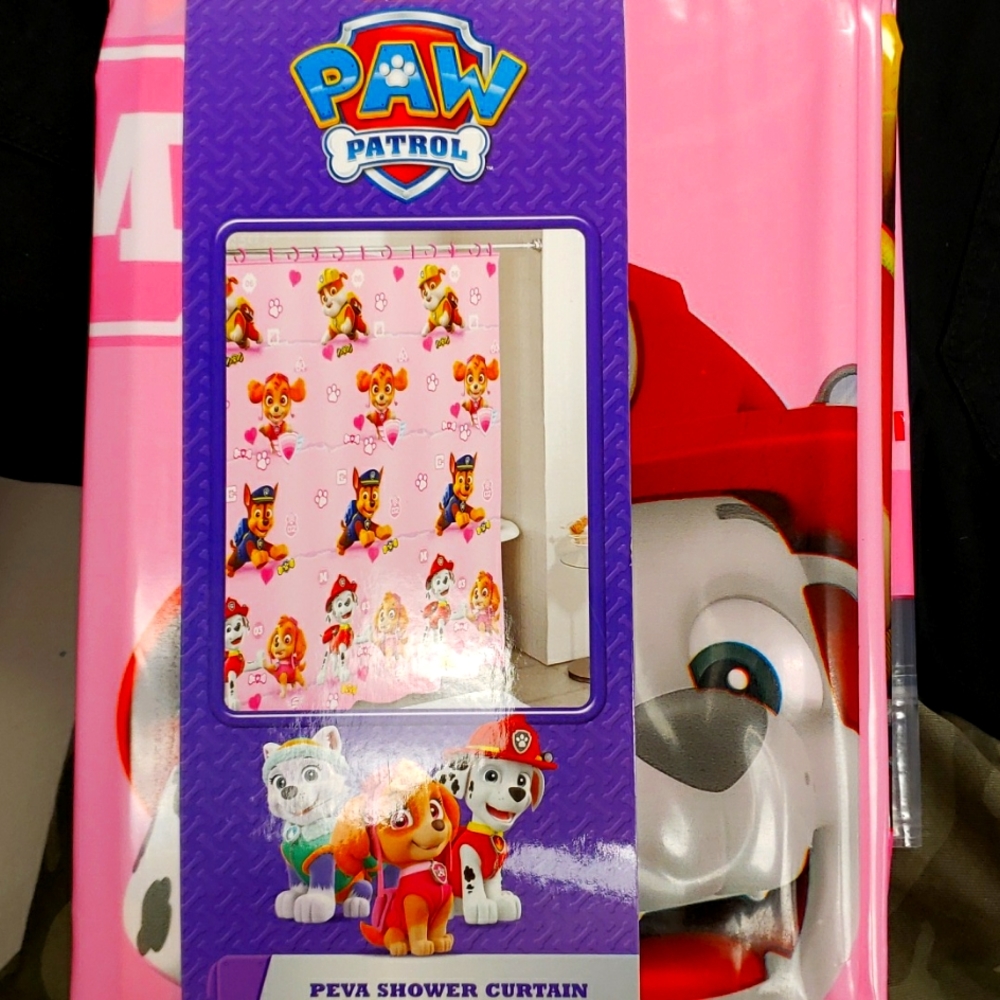 Paw patrol shower curtain